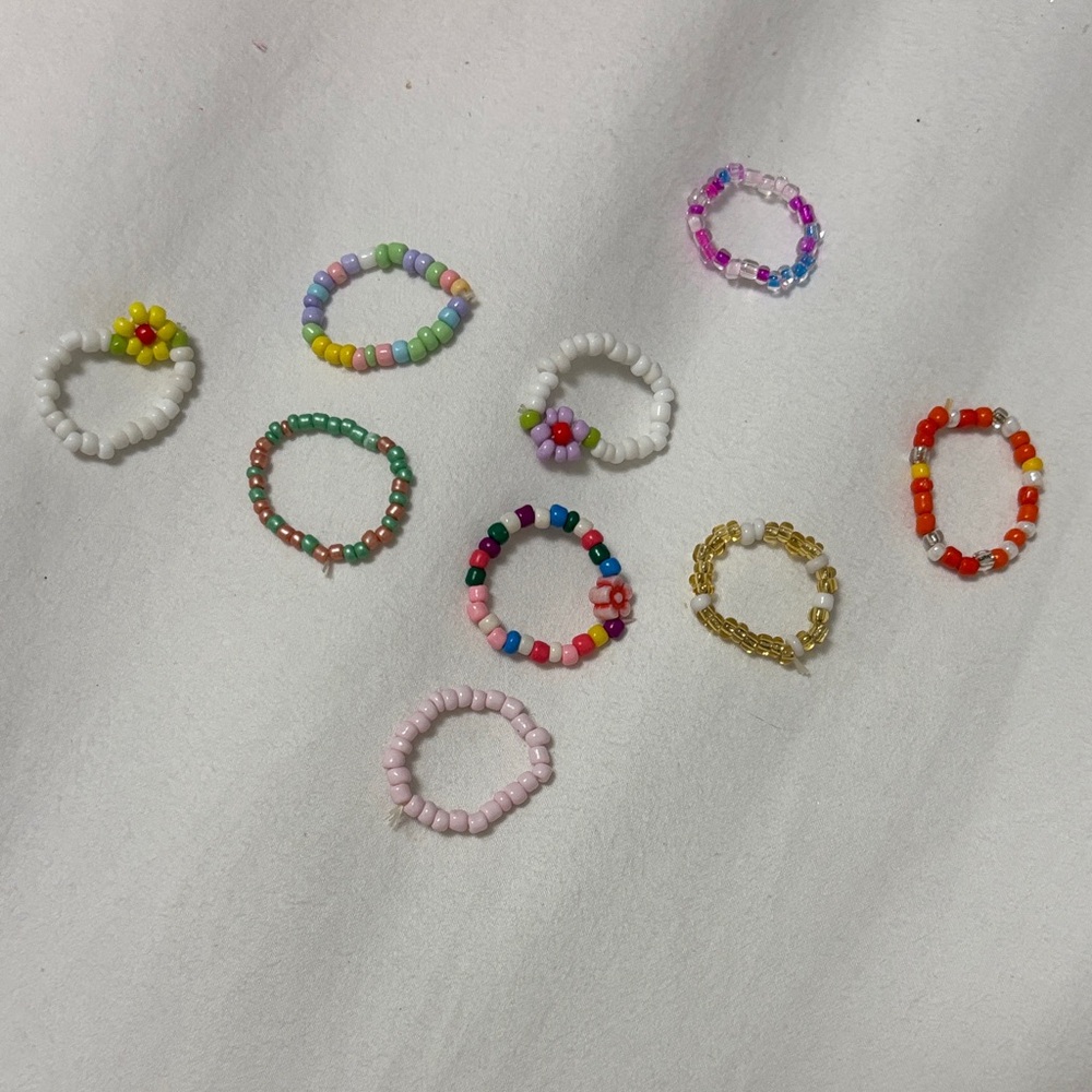 Colorful Handmade Beaded Bracelets Set